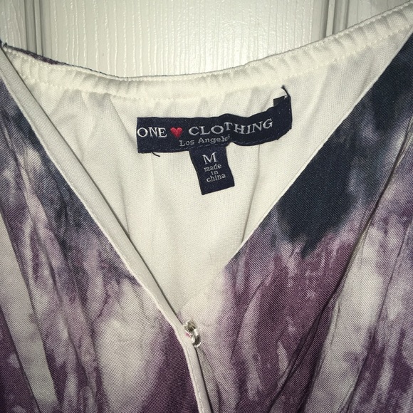 One Clothing Surplice Tie Dye Maxi Dress Medium - Picture 7 of 8
